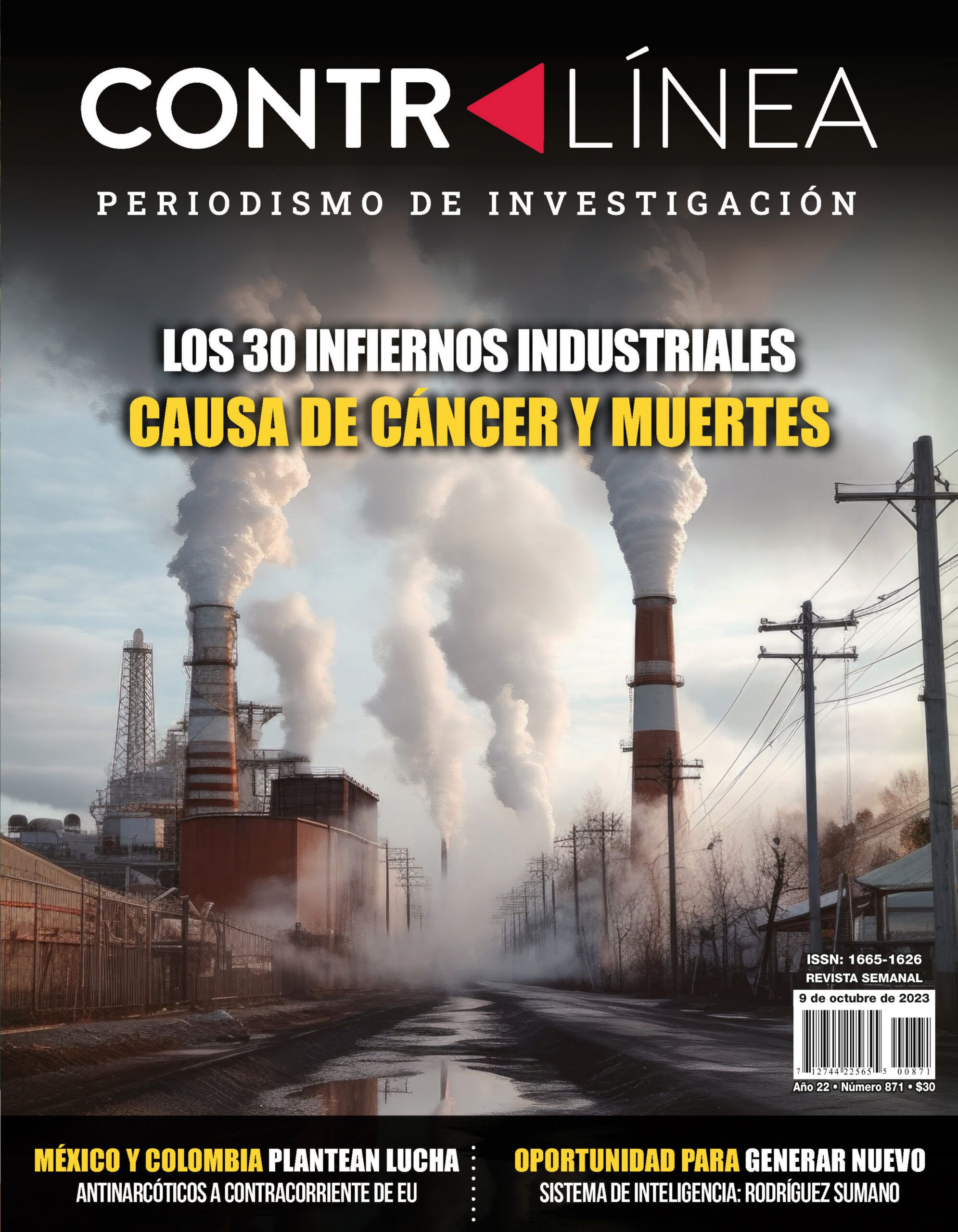 En México existen 30 regiones de emergencia sanitaria y ambiental donde se disparan los índices de muerte y enfermedades terminales.