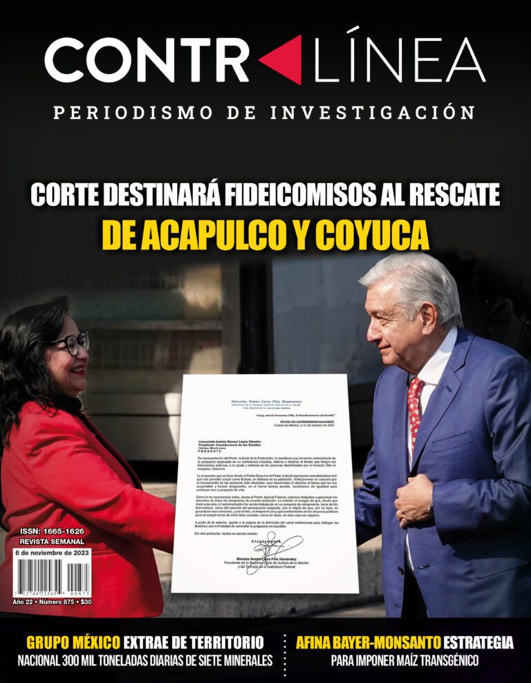 Contralínea 875 La SCJN acepta la propuesta de AMLO para que los fondos de los fideicomisos usen en el rescate de los afectados por Otis