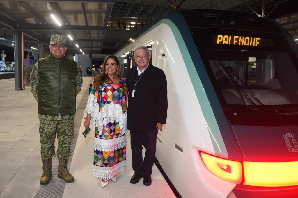 Inaugura AMLO segundo tramo del Tren Maya