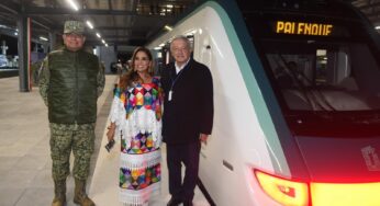 Inaugura AMLO segundo tramo del Tren Maya