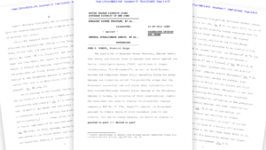 El juez John G Koeltl, del Tribunal del Distrito Sur de Nueva York en Manhattan, desestimó una moción presentada por la CIA