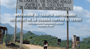 EZLN y comunidades indígenas de todo el país celebrarán 30 años de insurgencia