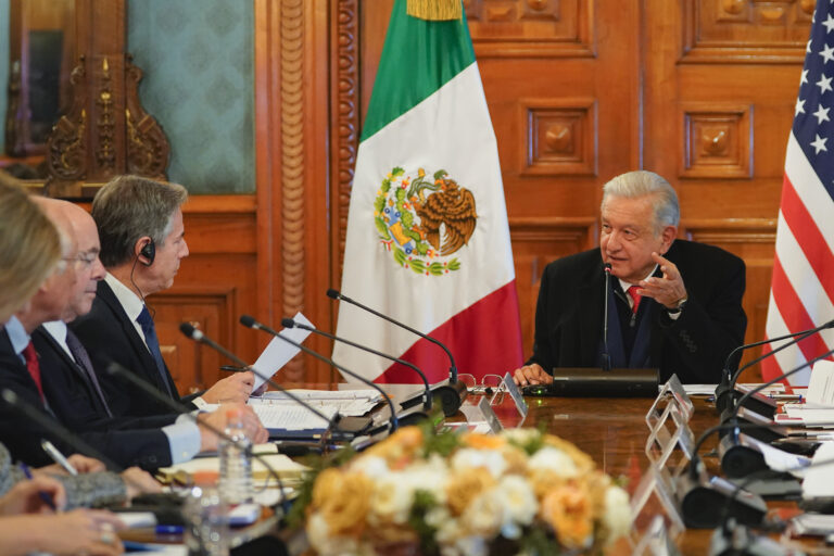 AMLO y Blinken destacan “importantes” y “buenos” acuerdos en reunión bilateral