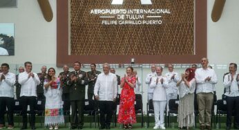 Humanismo mexicano sí funciona, dice AMLO al inaugurar Aeropuerto de Tulum