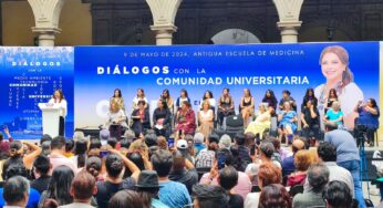 Brugada propone unir fuerzas con universitarios; éstos expusieron problemas urgentes