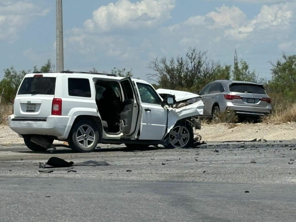 Comitiva de Claudia Sheinbaum sufre accidente automovilístico en Coahuila