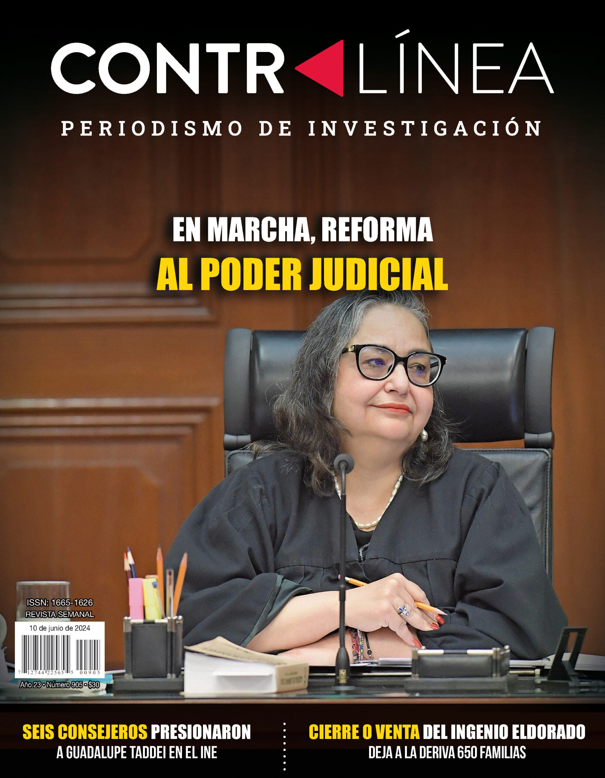 Contralínea 905-El Poder Judicial de la Federación, tal como se le conoce hasta ahora, podría estar viviendo sus últimos días