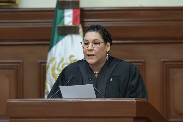 Ministra Lenia Batres pide congruencia a la Suprema Corte de Justicia de la Nación en discusión de proyecto de Alcántara Carrancá