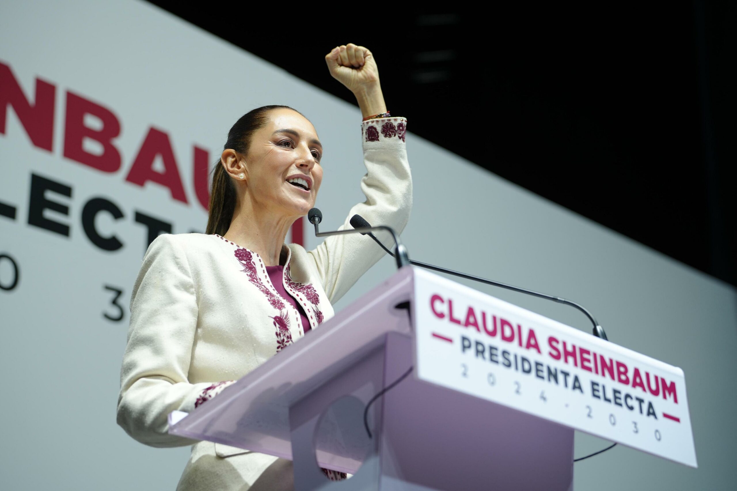 Historia de las mujeres reivindicada a través del triunfo de la primera presidenta electa en México, exclamó Claudia Sheinbaum Pardo.