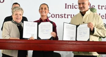 Presidenta da banderazo a trabajos preliminares del tren México-Querétaro