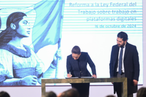 La reforma de plataformas digitales busca otorgar seguridad social a más de 658 mil trabajadores empleados bajo este esquema