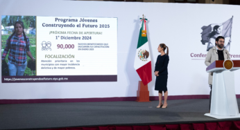 Inicia registro de Jóvenes Construyendo el Futuro