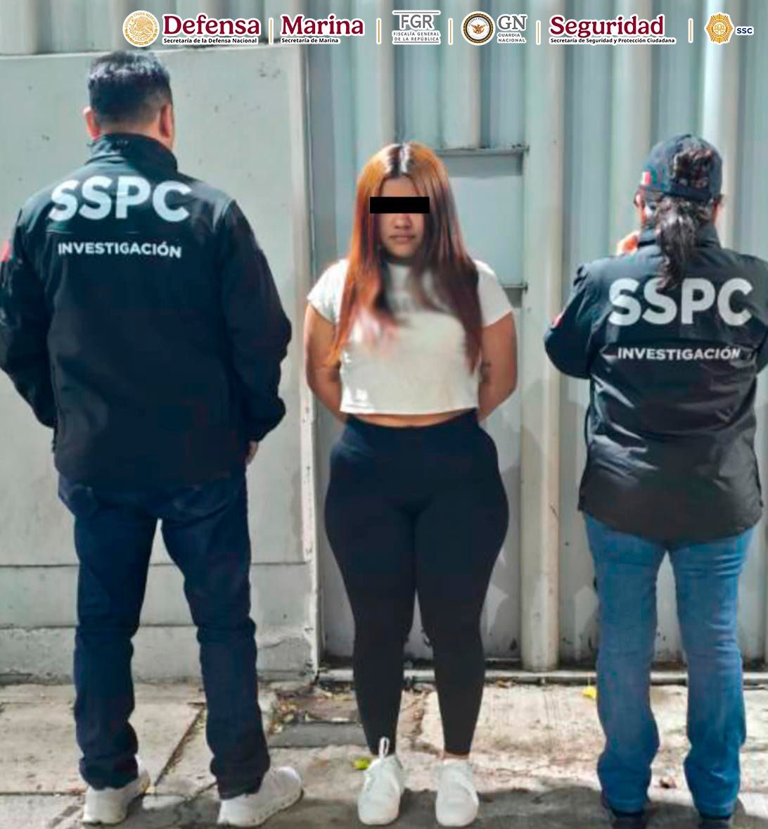 Capturan en CDMX a “Maracucha”, presunta integrante del Tren de Aragua